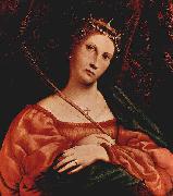 Lorenzo Lotto Hl. Katharina von Alexandrien USA oil painting artist